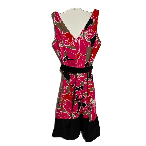 Jones Wear Dress Size 6 Pink Floral - Picture 3 of 5